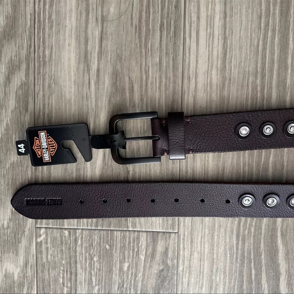 ✔️HARLEY DAVIDSON MENS BELT WITH RIVETS ANTIQUE FINISH - Picture 8 of 9